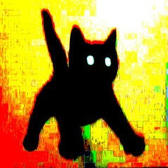oversaturated cat