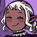 a colored panel of Thistle from Dungeon Meshi